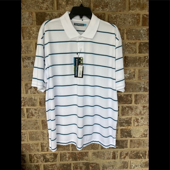 Roundtree and Yorke Performance Polo Shirt New With Tags Size XL - Picture 1 of 8